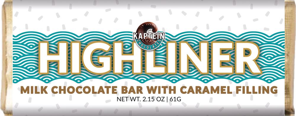 HIGHLINER Milk Chocolate Bar with Caramel Filling