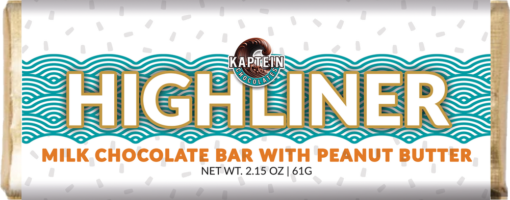 HIGHLINER Milk Chocolate Bar with Peanut Butter